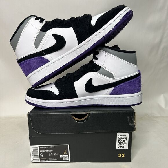 Nike Air Jordan 1 Mid SE “Varsity Court Purple” 2024 - Picture 3 of 5